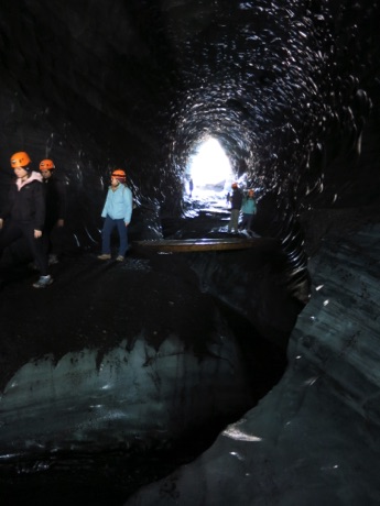 inside Katla Ice cave